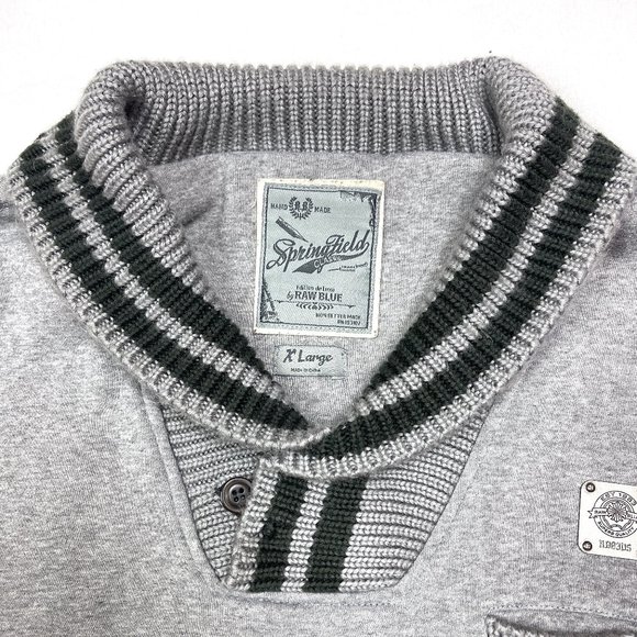 Springfield by raw blue men's Core Fleece Pullover - Picture 2 of 9